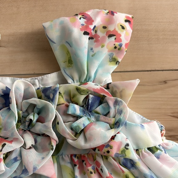 Marmellata Girls Dress Size 2T. Sheer Floral Print. Easter. Family Photos. So - Picture 4 of 11